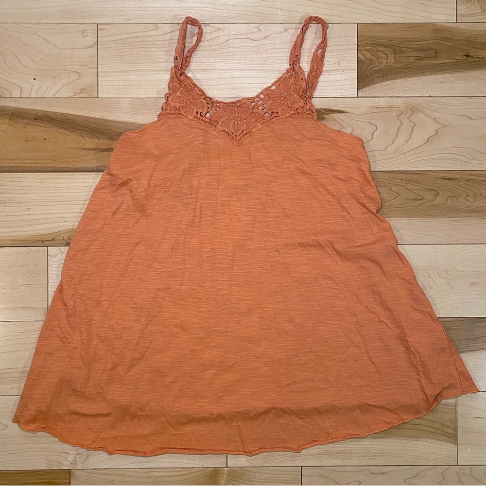 Burnt Orange Lace Maternity Cami